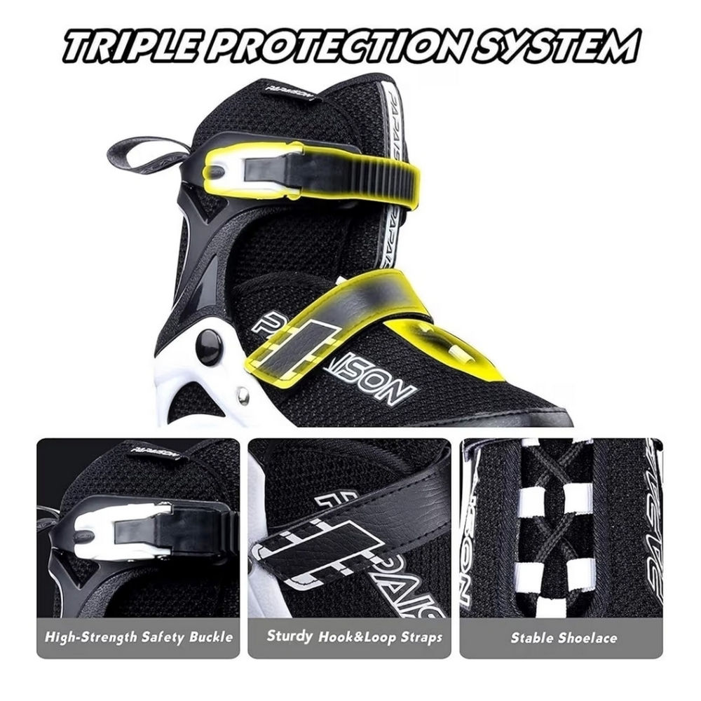 Papaison Large Adjustable Inline Skates / Rollerb… - image 5